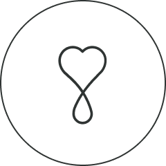 Icon representing Nudea’s earth-friendly and skin-first holistic skincare philosophy