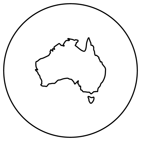 Made in Australia icon — symbol of Nudea’s locally crafted skincare products